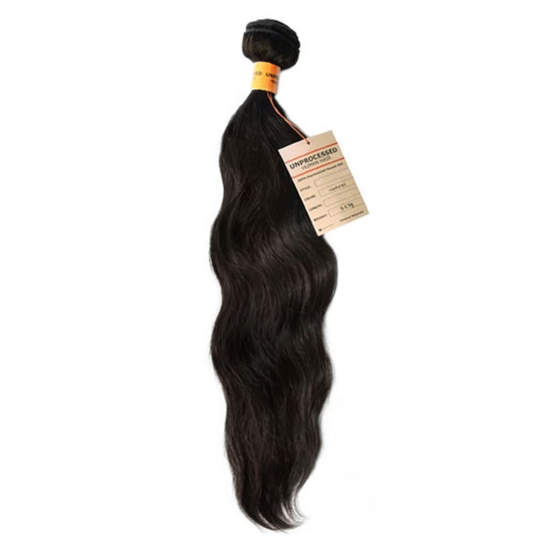 Sensationnel Bare & Natural Brazilian 100% Brazilian Virgin Remi Weave – NATURAL WAVY 10-30″ 10 BLEACH/BROWN