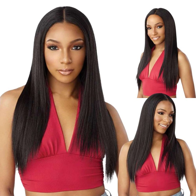 Sensationnel Curls Kinks & Co V-Part Wig – V-Unit 1 1 JET BLACK