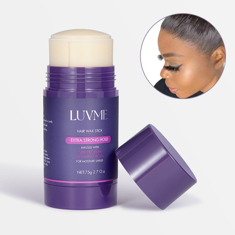 US Only | Hair Wax Stick 24 Hours Lasting for Flyaways, Edge Control, Baby Hair, Non-greasy Styling | LUVME HAIR 2.7 oz | US Only