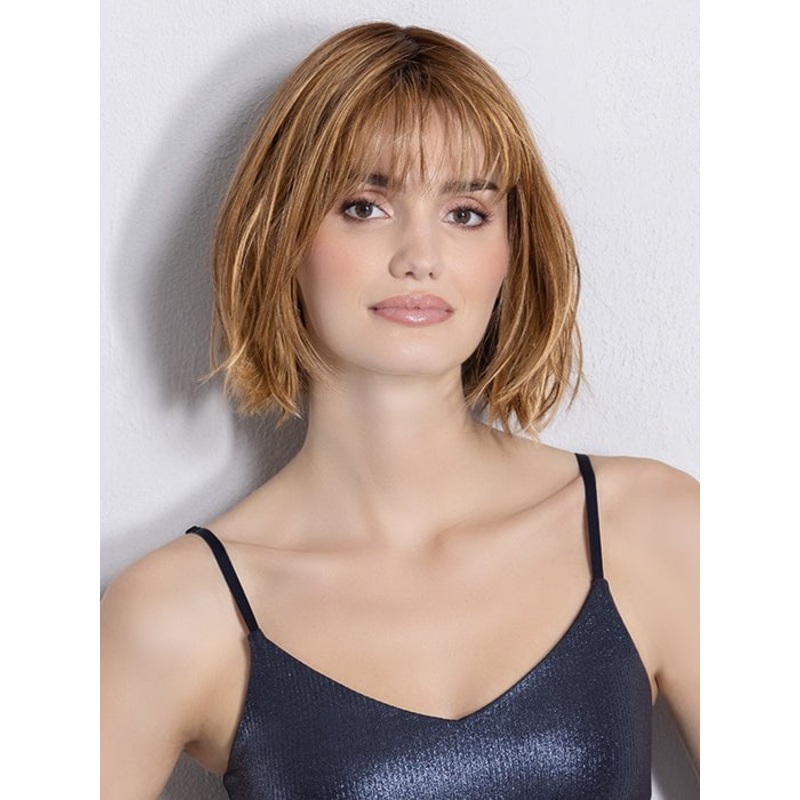 Vivi | Synthetic Lace Front Wig (Mono Part) ESPRESSO-ROOTED