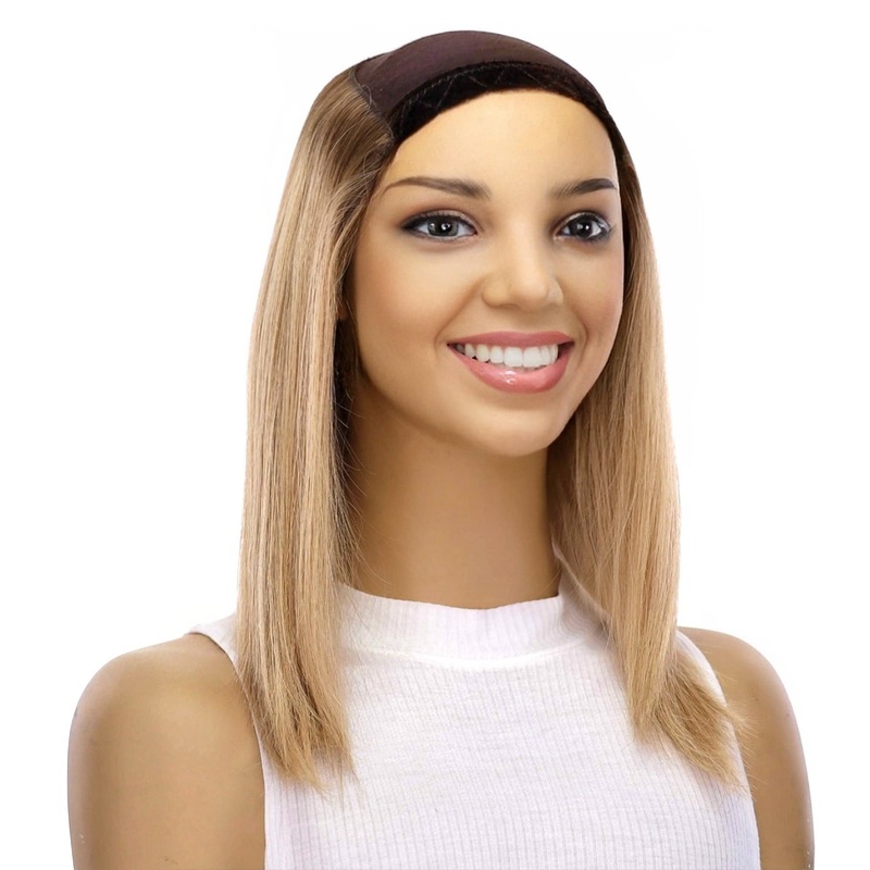 16″ HatFall Wig Golden Blonde Open Wefted