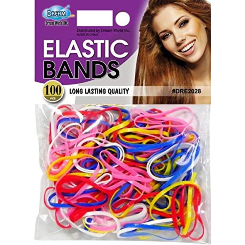 Dream World Assorted Jumbo Elastic Bands 100pcs (DRE2028)