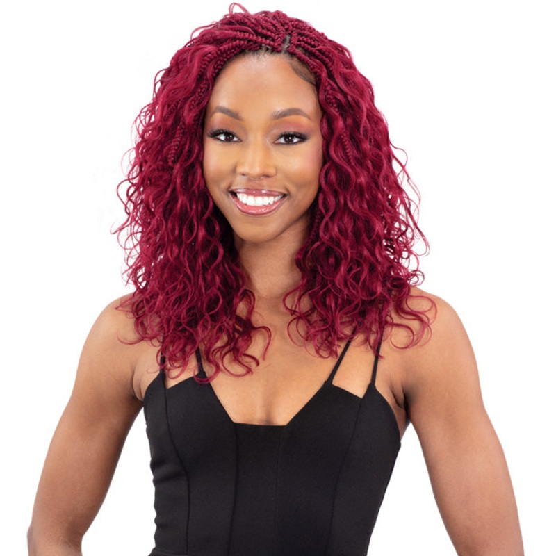 Freetress Pre-Looped Crochet Braids – 3X BORA BORA BRAIDS 12″- Boho Style 1