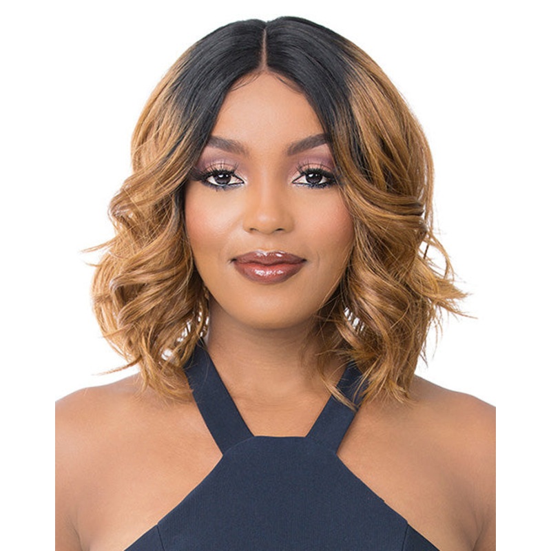 HD T Lace Leena | Lace Front & Lace Part Synthetic Wig by It’s a Wig 1