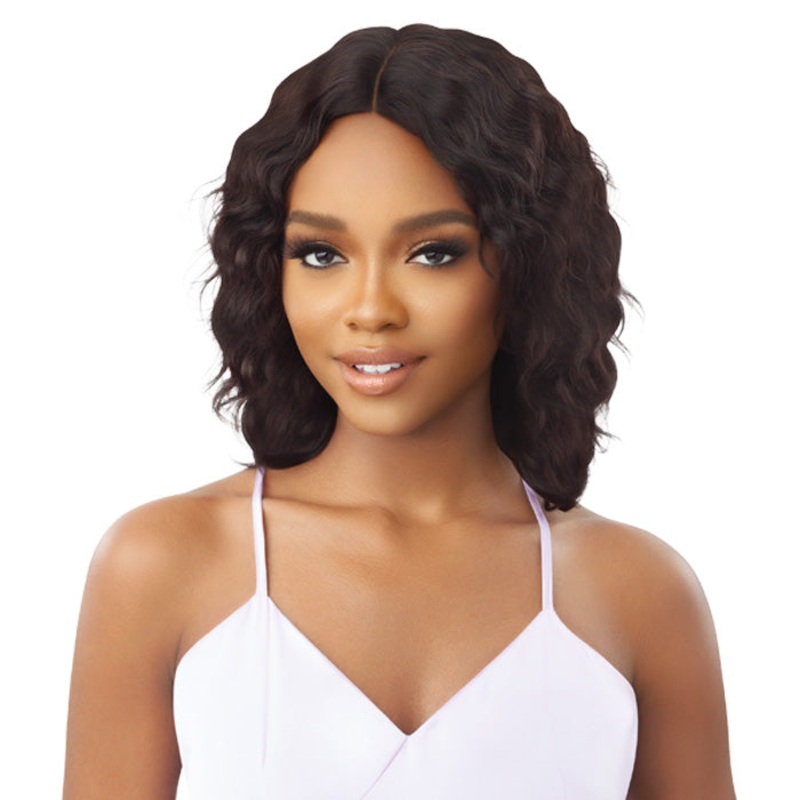 Outre Mytresses 100% Unprocessed Human Hair No Knot Part Wig – HH CASPIA NBLK