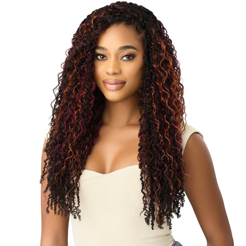 Outre X-Pression Twisted Up Crochet Loop Braid – HYPER BORABORA FLOW TWIST 18″ 3X 1