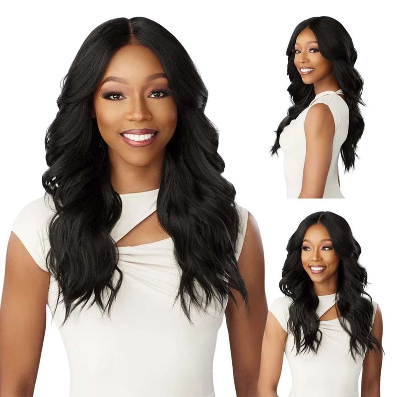 Sensationnel Glueless HD Butta Lace Wig – Pre-Cut Unit 14 1 JET BLACK
