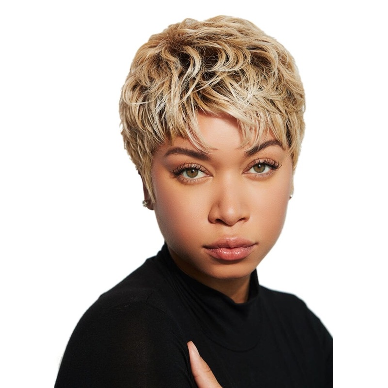 Textured Pixie HF by Tress Allure – Closeout | All Sales Final TA 10R Medium Light Brown