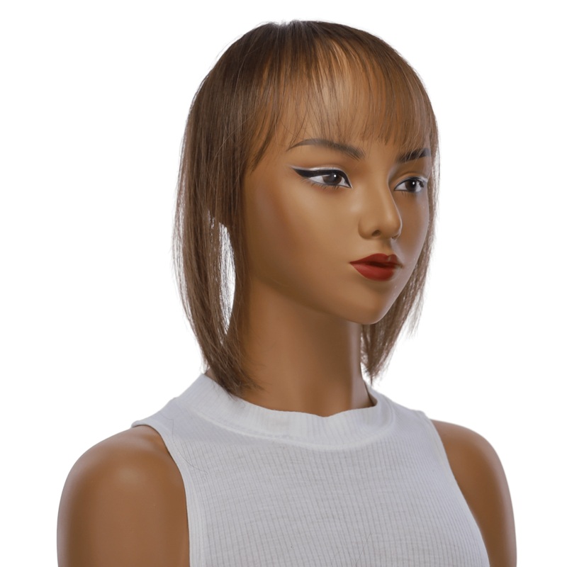 9″ Fringe Topper Medium Brown Babylight