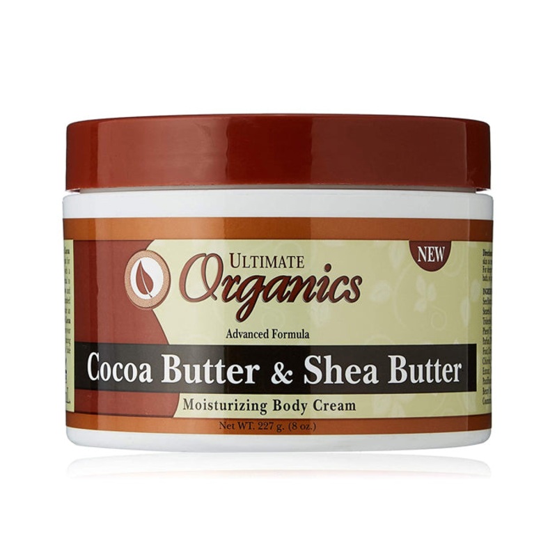 Africa’s Best Ultimate Organics Moisturizing Body Cream – COCOA & SHEA BUTTER 8 Oz 8 oz
