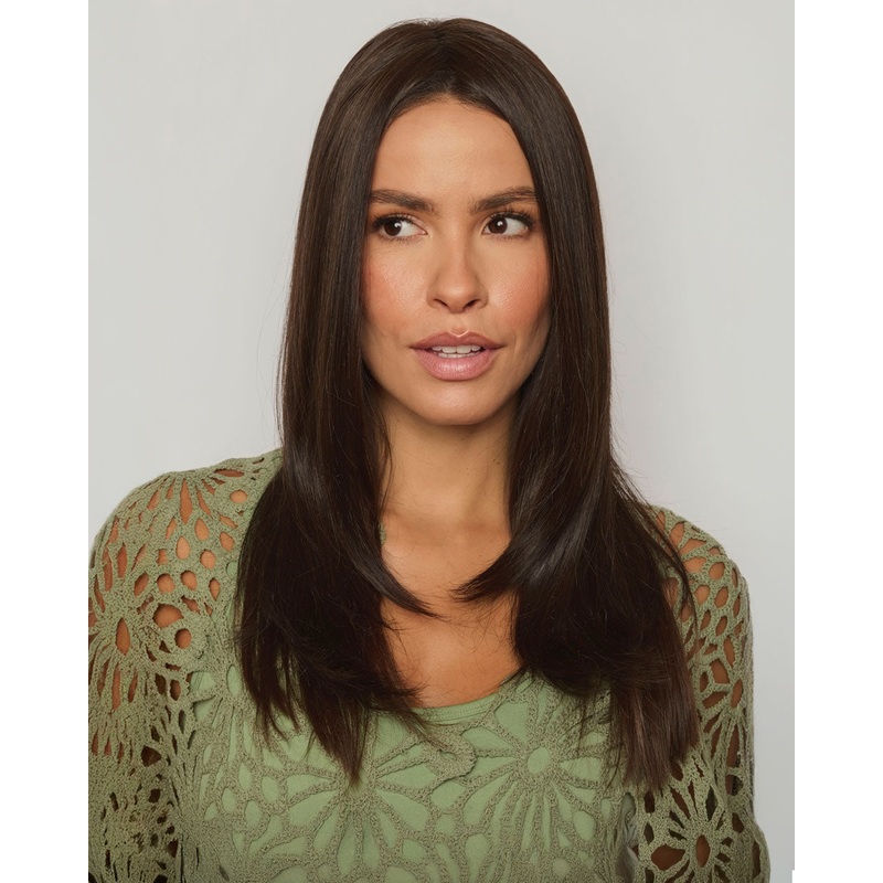 Deluxe Hairline TP (Exclusive) | Lace Front & Monofilament Synthetic Hair Topper by Orchid Melted Marshmallow