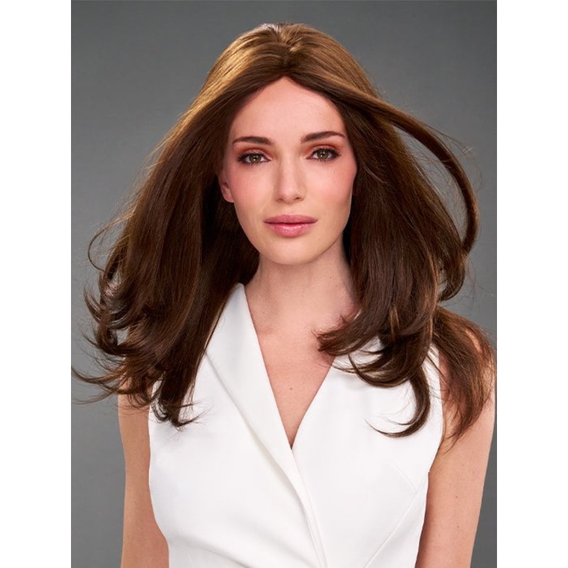Layla | Human Hair Wig with Customizable Lace Front (Mono Top) 1B