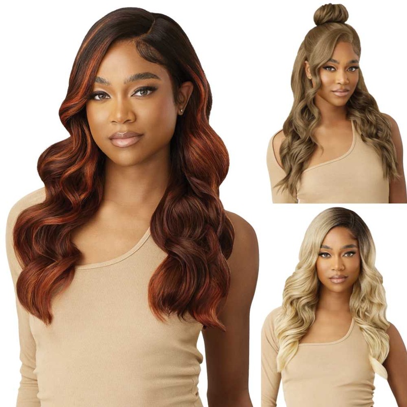 Outre Melted Hairline Synthetic Lace Front Wig – Elianne 1 JET BLACK