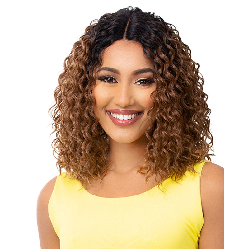 HD Lace Finley | Lace Front & Lace Part Synthetic Wig by It’s a Wig 1