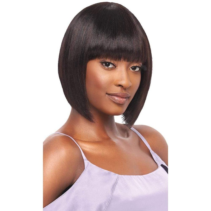 Outre MyTresses Purple Label Human Hair Wig – Straight Bob 10″ NBLK