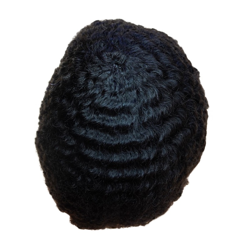 V-loop 6mm 100% Human Hair Men’s Toupee