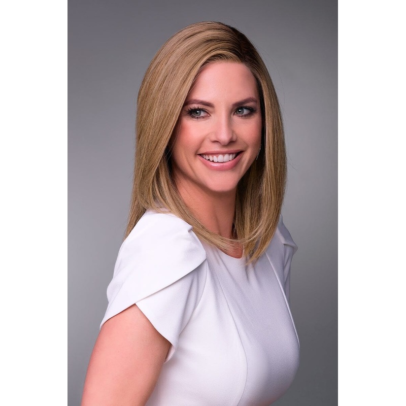 Carrie Lite Wig by Jon Renau | Remy Human Hair 1B Hot Fudge