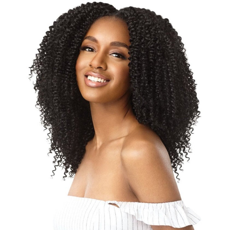 Outre Human Hair Blend Big Beautiful Hair Clip In 9 – 4A KINKY CURLY 2T1B/2730