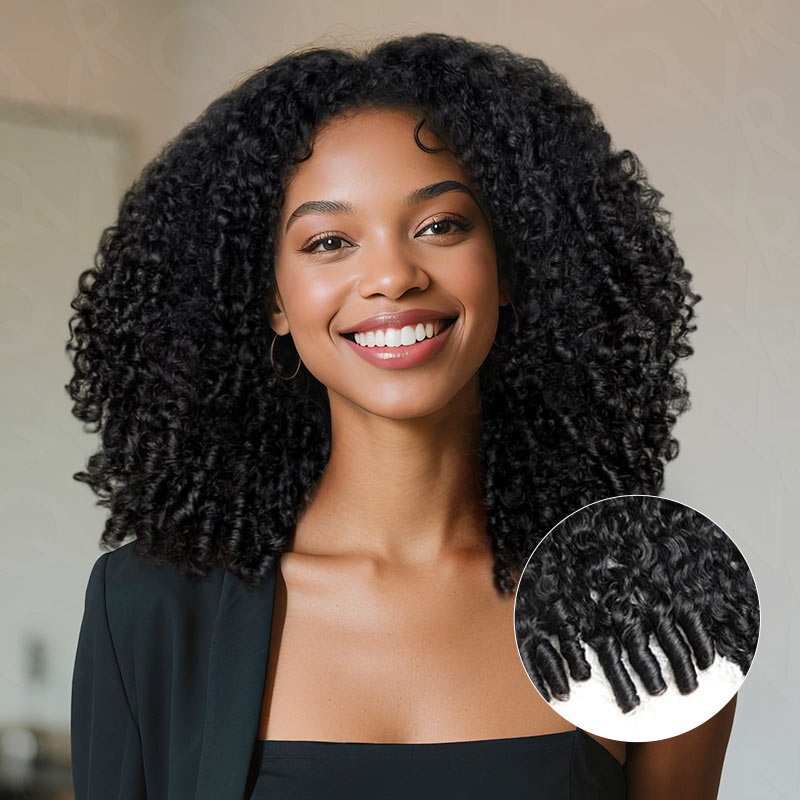 QVR Burmese Curly 5X5 Pre Cut Lace Closure Wig Ready To Go Design Virgin Human Hair Wigs Burmese Curly 18” 5×5 Lace(Pre-cut)