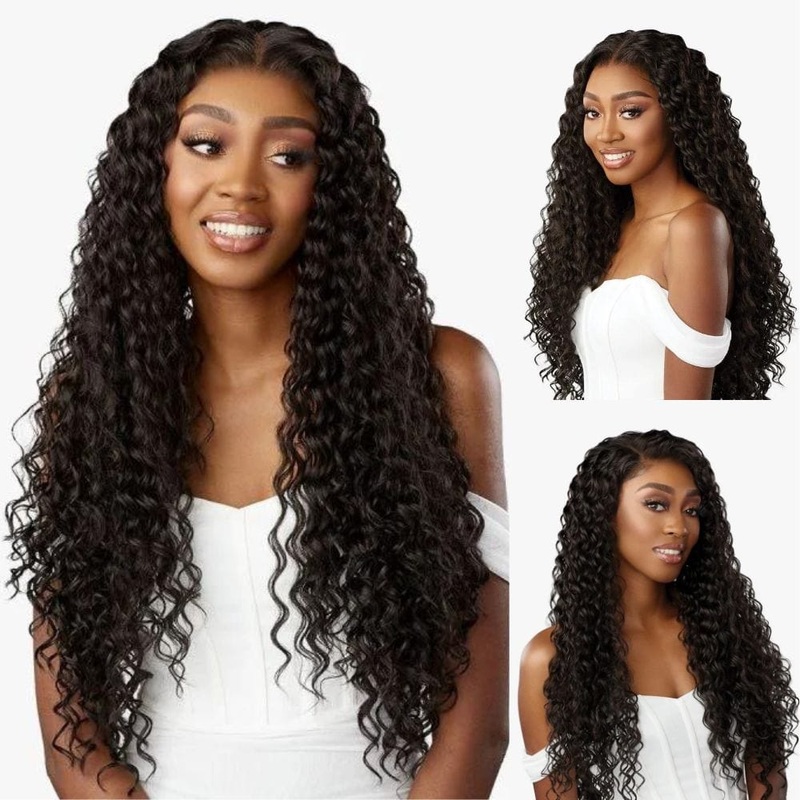 Sensationnel Glueless Bare Luxe Lace Wig – 13×6 Unit 5 1 JET BLACK