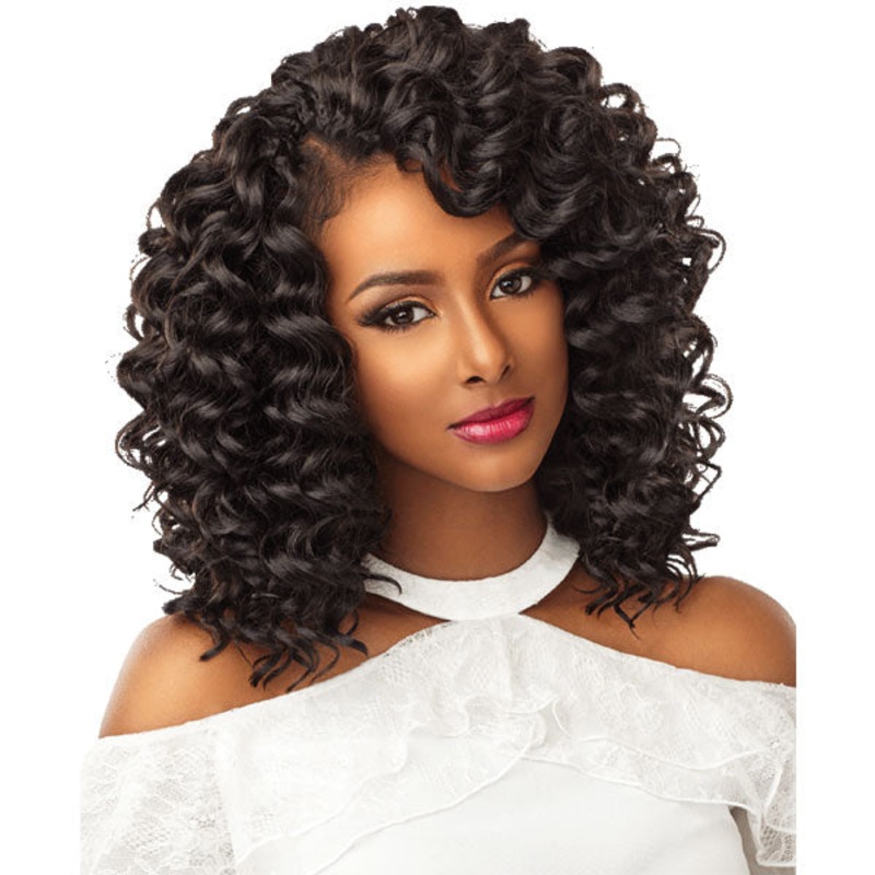 Sensationnel Lulutress Crochet Braid 2X DEEP WAVE 8 Inch 1