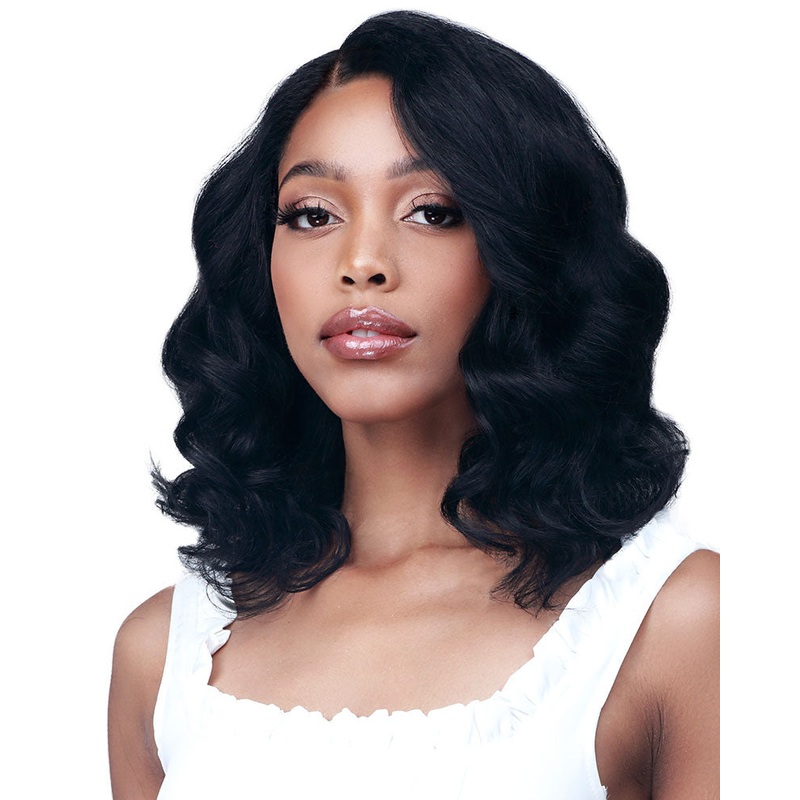Super Wave 14 | Lace Front Human Hair Wig by Bobbi Boss 1