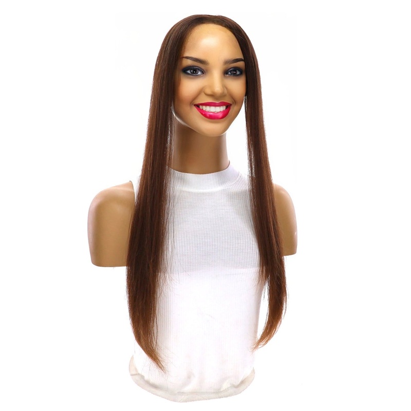 16″ Hairline Topper #8 Warm Medium Brown 3 cm