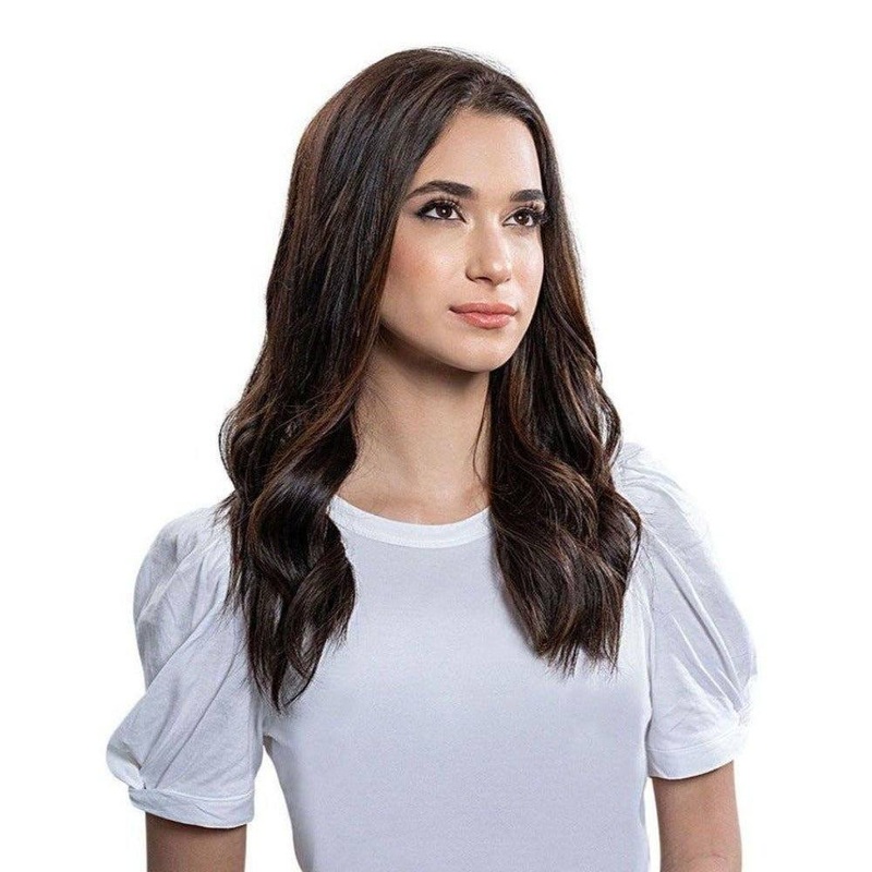 20″ U-Shape Wig Dark Brown
