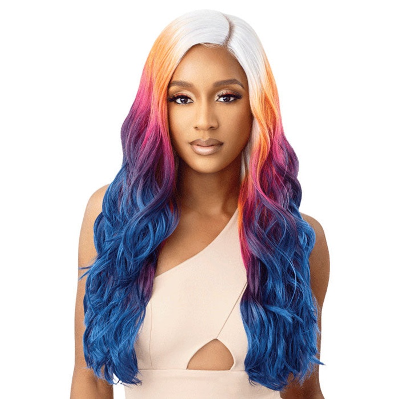 Outre Color Bomb HD Transparent Lace Front Wig – ZAHARA 1