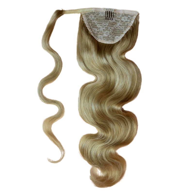 #613 Blonde Wrap Ponytail 16″ Straight