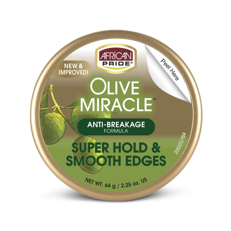 African Pride Olive Miracle – SUPER HOLD & SMOOTH EDGES 2.25 Oz 2.25 oz