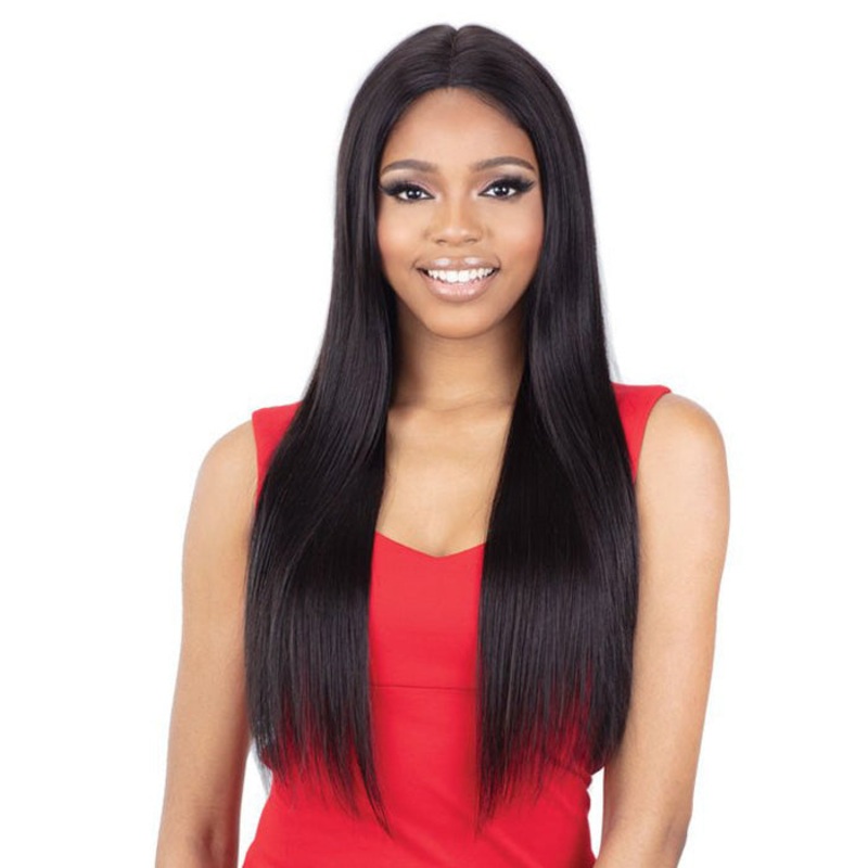 Model Model Haute 100% Human Hair HD Lace Front Part Wig – STRAIGHT 28 NATURAL